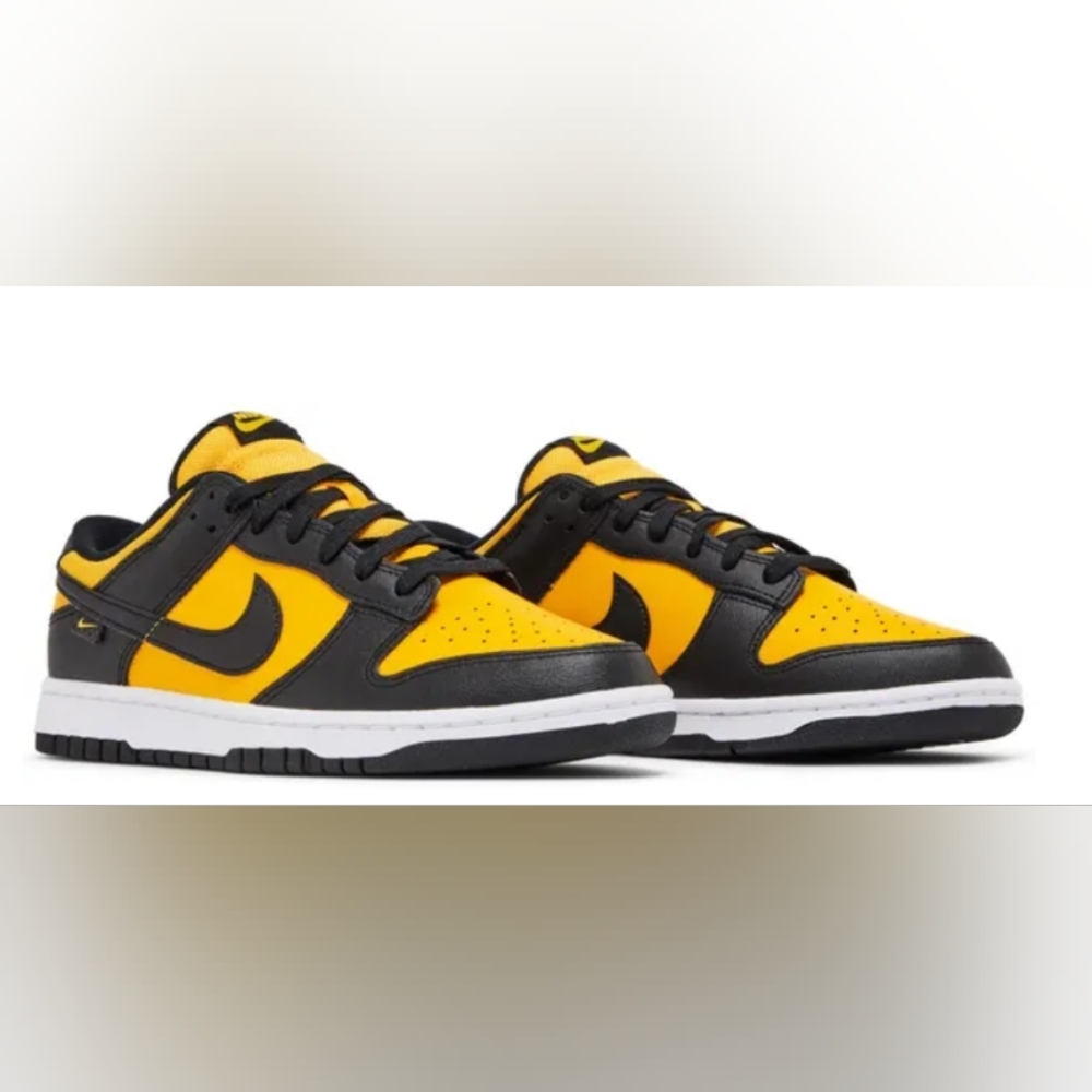 Nike Dunk Low 'Reverse Goldenrod' Men's Sneakers Size 10 Used Exc MSRP $149.99